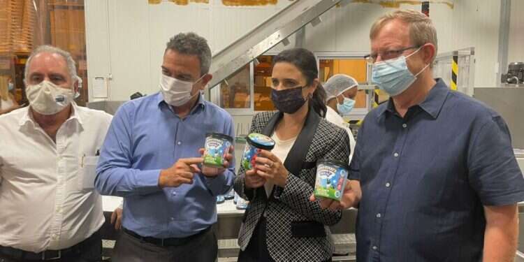 Interior minister visits Ben & Jerry's Israel factory in show of support