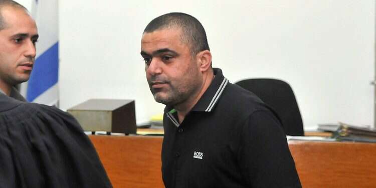 Izat Hamad in court, March 17, 2011 Alleged Jaffa crime boss killed in mob-style hit in Tel Aviv