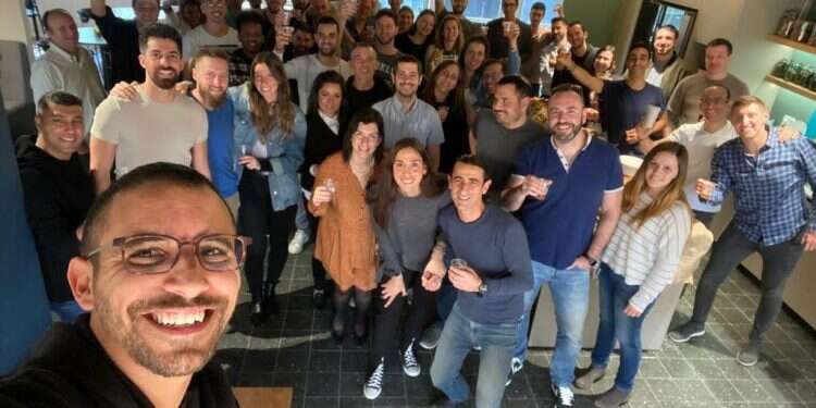 Lightico's staff in the company's offices Capital One makes 2nd investment in Israeli startup Lightico