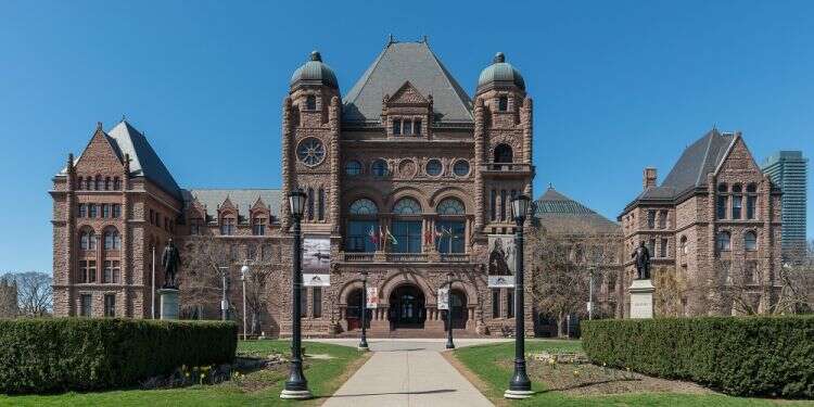 Legislative Assembly of Ontario at Queens Park, Toronto, Canada Amid spike in antisemitism, Ontario allocates funds to 'eradicate scourge'