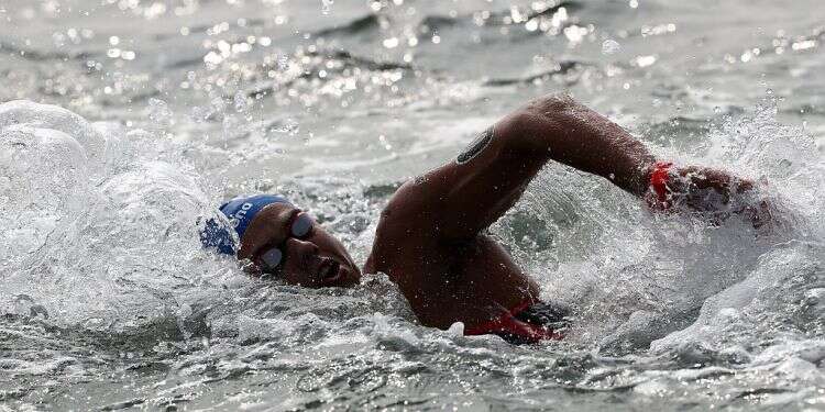 Matan Roditi of Israel competes in action Young Israeli swimmer makes a surprising splash at Tokyo Olympics