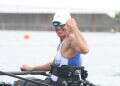 Rower Moran Samuel after winning the silver medal at the 2020 Paralympic Games in Tokyo, Aug. 29, 2021 Israeli Paralympians score 2 silver medals in Tokyo