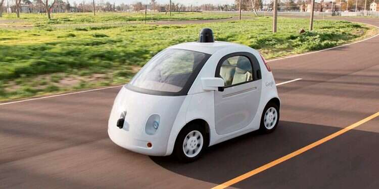 A Google self-driving car is shown in this handout photo. Drive's FastLane program also will be expanded to include smart-mobility technologies under development Tel Aviv-based innovation hub plans expansion to US, Europe