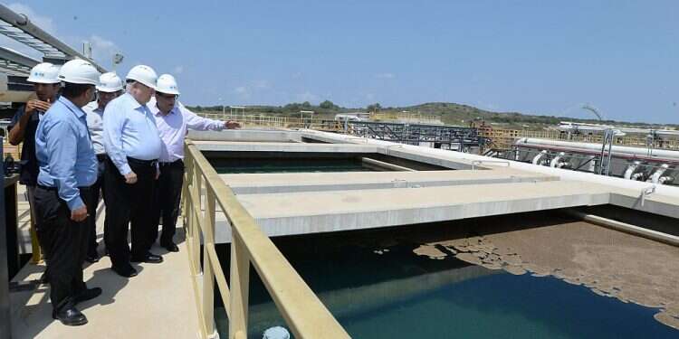 Israel's water desalination facility at Nahal Sorek Israel's water treatment giant GES acquires Aqwise water tech firm