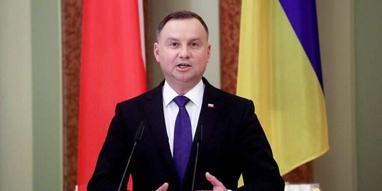 Polish President Andrzej Duda (Reuters/Valentyn Ogirenko/Pool) Media, Holocaust laws test Poland's ties with US, Israel