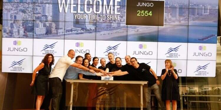 The Jungo team opens the Tel Aviv Stock Exchange Software startup Jungo completes IPO on Tel Aviv Stock Exchange