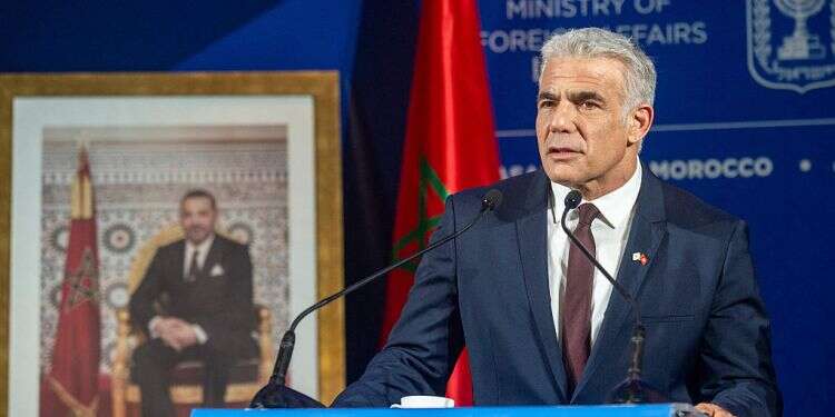 Lapid: Israel will soon have embassy in Morocco, diplomatic mission in Bahrain
