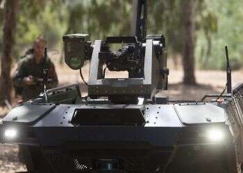 IAI unveils armed robot to patrol volatile borders