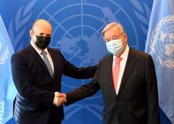 Bennett meets with UN chief, US envoy