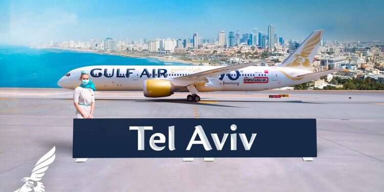 Gulf Air passengers to Bahrain, your flight will be departing Tel Aviv on Oct. 4