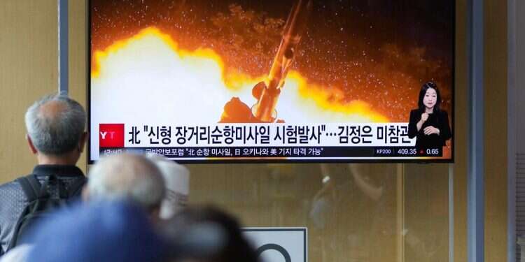N. Korea fires 2 more missiles after testing long-range cruise model