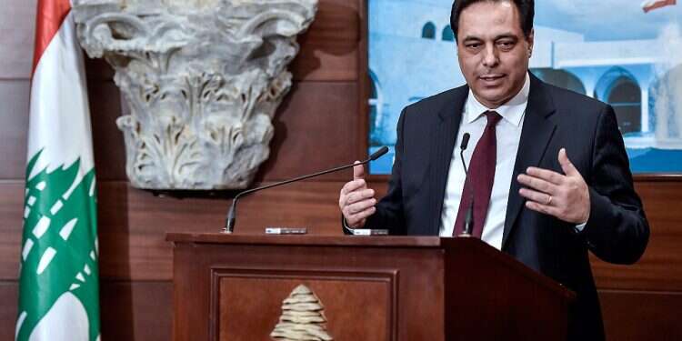 Former Lebanese Prime Minister Hassan Diab Former Lebanon PM sues state over Beirut blast probe