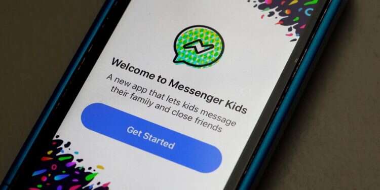Facebook's Messenger Kids app is displayed on an iPhone Facebook unveils new controls for kids using its platforms