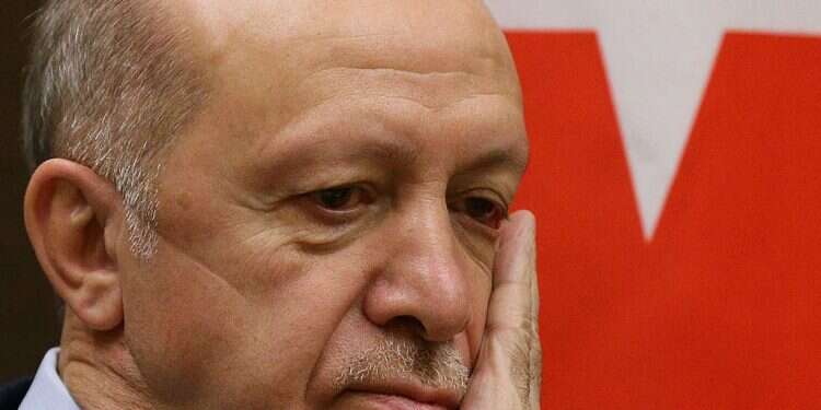 Turkish President Recep Tayyip Erdogan attends a meeting with Russian President in Sochi on September 29, 2021. (AFPVladimir Smirnov) Turkey's Erdogan under fire over plan to expel 10 ambassadors