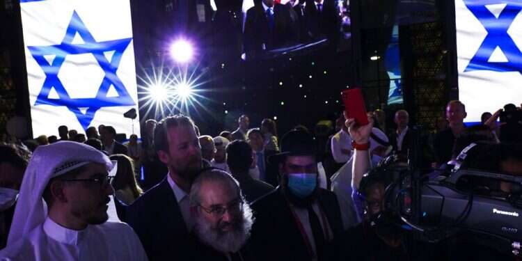 Israel ceremonially opens gleaming pavilion at world's fair in Dubai