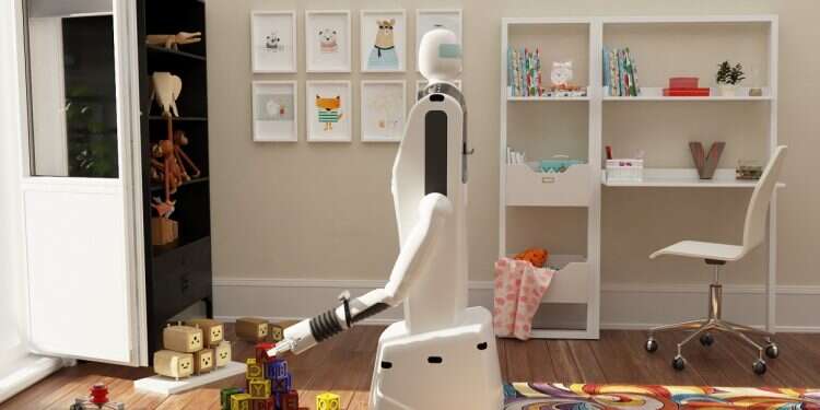 Gary the robot tidies a child's room Israeli startup's robot will clean your house