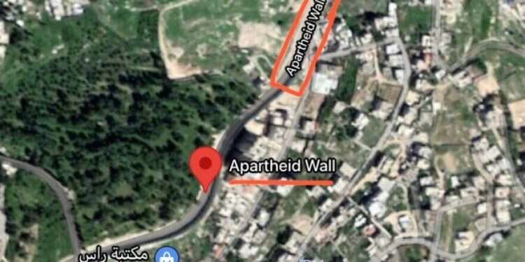 Google Maps removes 'Apartheid Wall' from J'lem security barrier label
