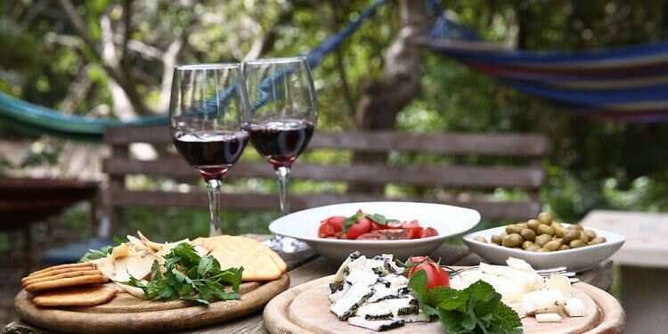 A meal al fresco at Eyal and Edna Hefer's in Abirim in the Galilee Foodtech, culinary innovation thrive in Galilee region