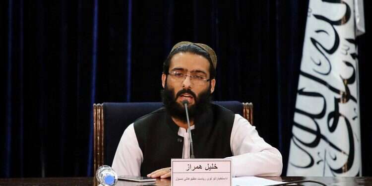 Khalil Hamraz, spokesman for the Taliban's intelligence service, talks with journalists during a press conference in Kabul on Nov. 10, 2021
Taliban forms committe to purge 'people of bad character'