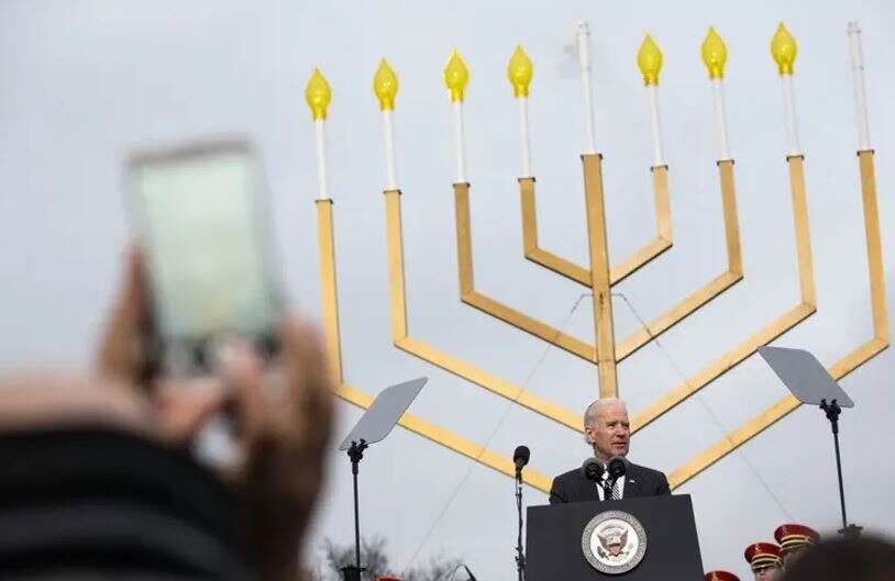 US President Biden: Hanukkah story undeniably American - www.israelhayom.com