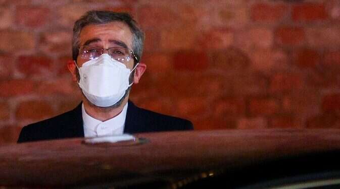 Iran's chief nuclear negotiator Ali Bagheri Kani leaves after a meeting of the Joint Comprehensive Plan of Action in Vienna, Austria, November 29, 2021 'Do not give in to Iran's nuclear blackmail,' Israeli PM calls on world powers