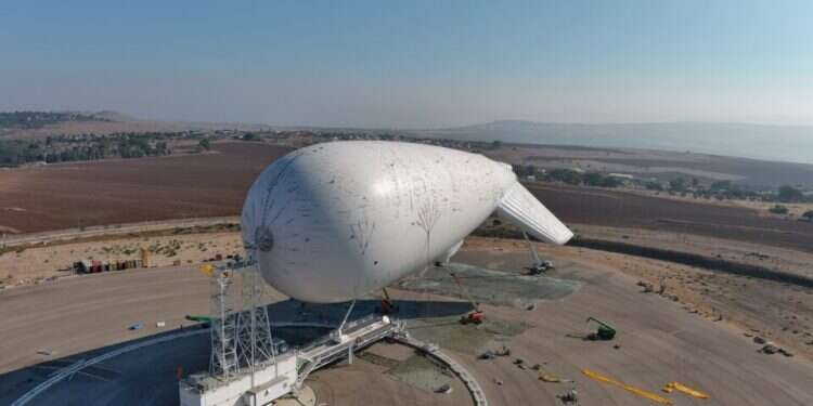 Israel launches massive surveillance balloon in north to detect aerial threats