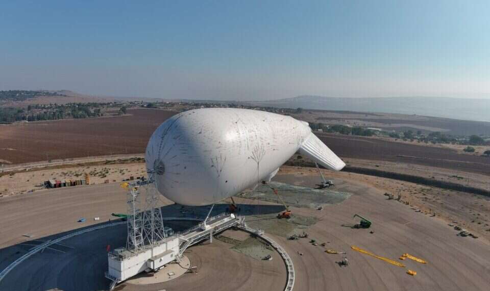 Israel launches massive surveillance balloon in north to detect aerial threats