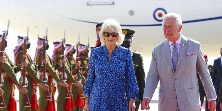 Prince Charles meets with Jordan's Abdullah on first royal trip since COVID outbreak