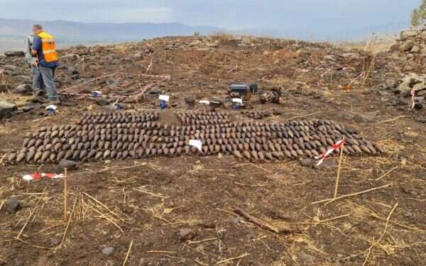 Ammunition-packed Syrian army bunker unearthed on Golan Heights