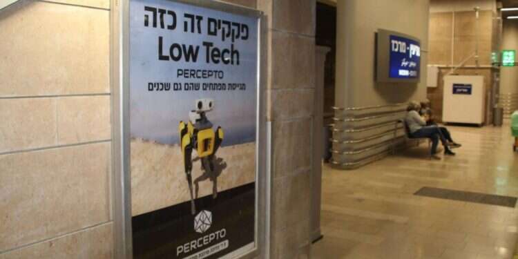 Modi'in-based Percepto's campaign to recruit workers stars robot dog