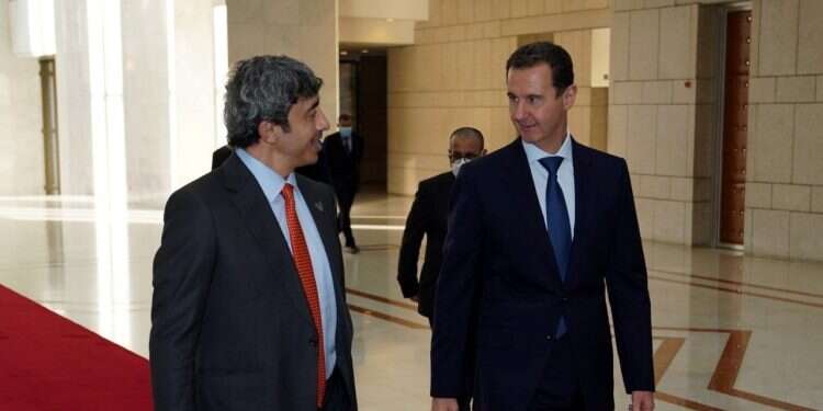 Emirati FM meets with Assad in highest-level visit since Syria war began