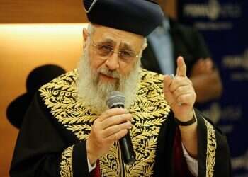 Sephardi chief rabbi says women can't be kashrut supervisors, slams reforms