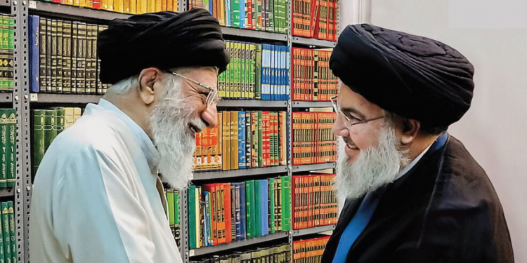 Irianian leader Ayatollah Ali Khamenei with Hezbollah leader Hassan Nasrallah in Tehran Can Hezbollah's loyalty to Iran be shaken?