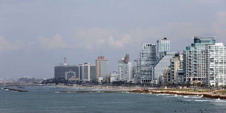 The city of Tel Aviv is seen on Nov. 27, 2020 Tel Aviv ranked world's most expensive city