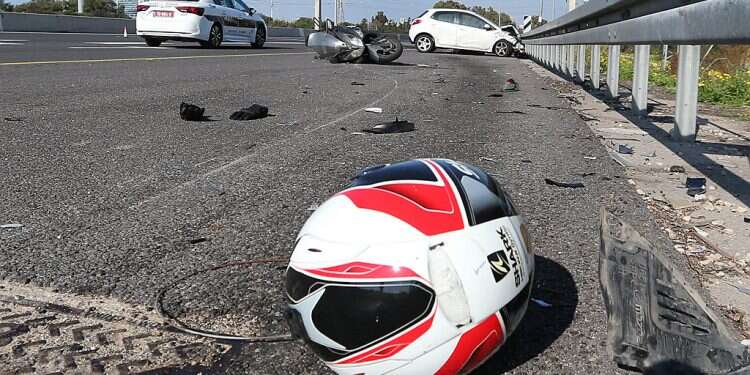 There was a 43% rise in motorcycle victims compared to 2018-2020 361 killed in car accidents in Israel in 2021