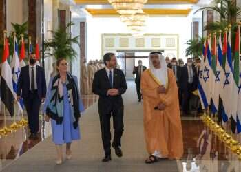 Marking historic visit to UAE, President Herzog warmly greeted by Crown Prince Mohammed Bin Zayed