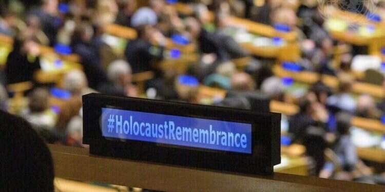 A UN session marking the 2019 International Day of Commemoration in Memory of the Victims of the Holocaust Holocaust Remembrance Day proves everyone loves dead Jews