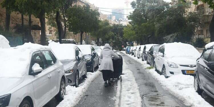 Will Jerusalem see its first snow of 2022 this week?