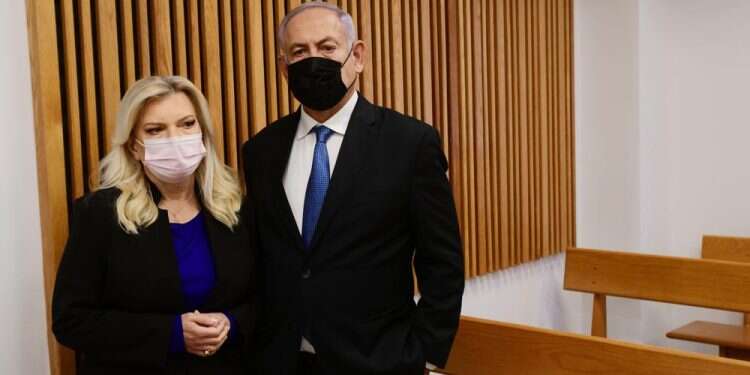 Former Israeli prime ministers face off in court in defamation case