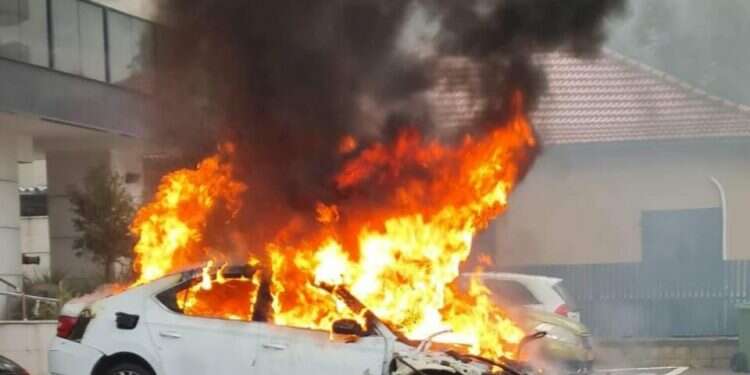 WATCH: Man survives car explosion in central Israel  