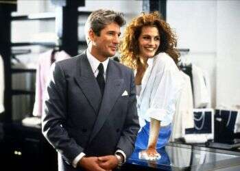 Richard Geere and Julia Roberts as Edward Lewis and Vivian Ward I Screenshot 'Pretty Woman' to be adapted into Hebrew-language musical