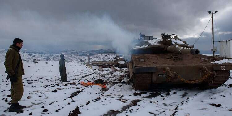 Winter storm Alfis drops snow on Golan Heights before moving south