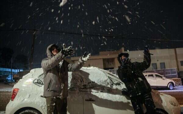 Jerusalem of White: Capital sees first flurry of winter