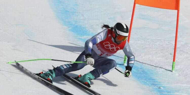 Israeli skier Barnabas Szollos Israeli skier comes within hair's breadth of winning Olympic medal