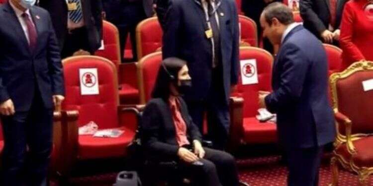 Israel lauds Egyptian president's gesture to disabled Israeli minister