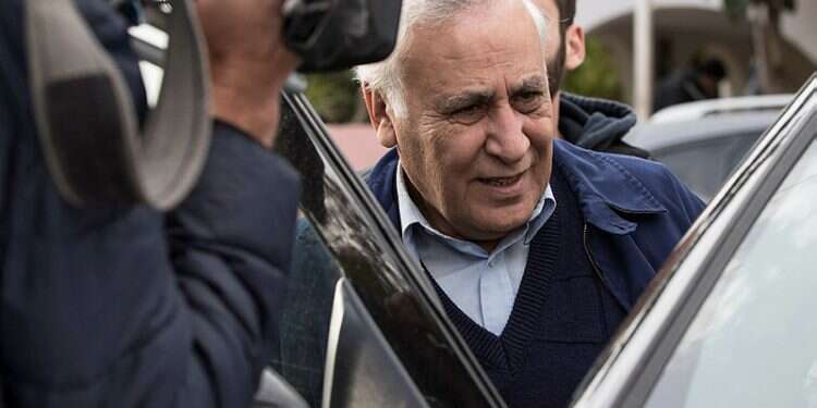Former president and convicted rapist Moshe Katsav upon his release from prison in 2016 Former president Katsav gives first interview since prison release to Farsi station