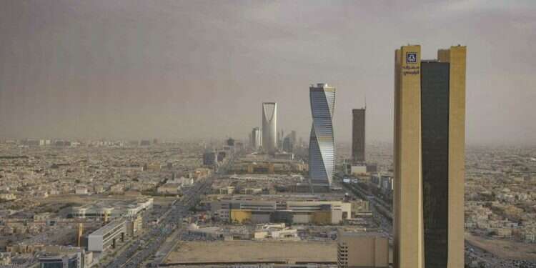 A general view of Riyadh, Saudi Arabia, Feb. 20, 2022 Saudi Arabia executes 81 men in one day for terrorism, other offences
