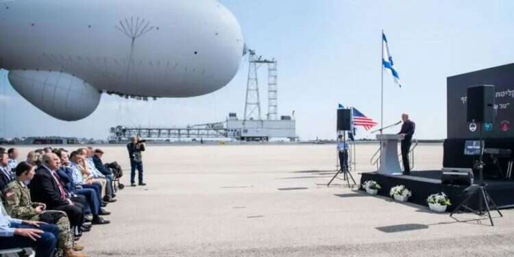 The ceremony in which the IAF took posession of the Sky Dew alert system, March 23, 2022 Ministerial committee approves new defense plan for northern Israel