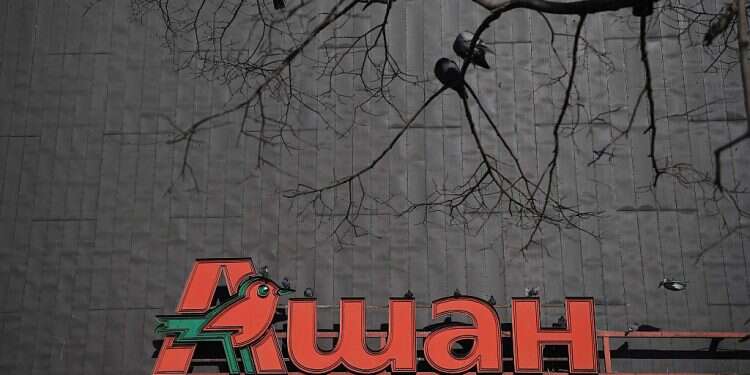 Ukraine calls to boycott French retailer Auchan after chain says it will remain in Russia