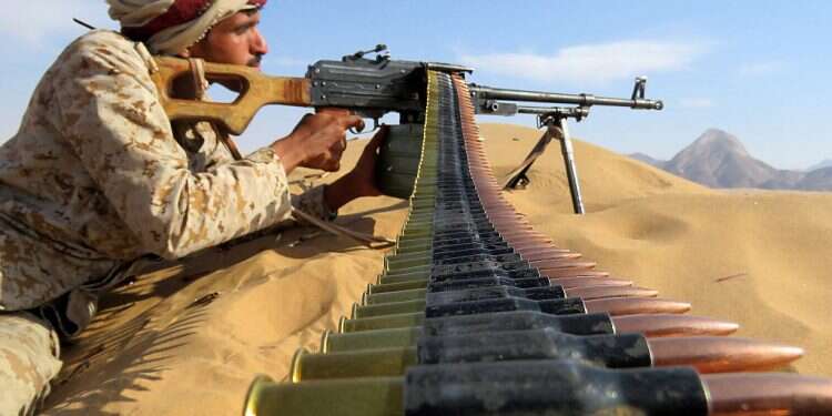 A Yemeni pro-government fighter in northern Yemen, Nov. 10, 2021 Saudi-led coalition announces ceasefire in Yemen